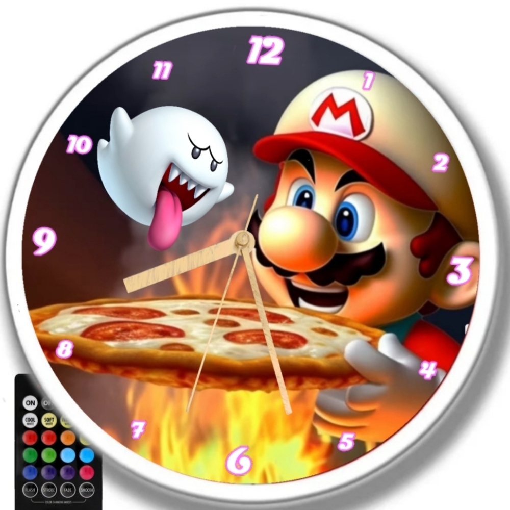 Mario led clock - Picture 4 of 4